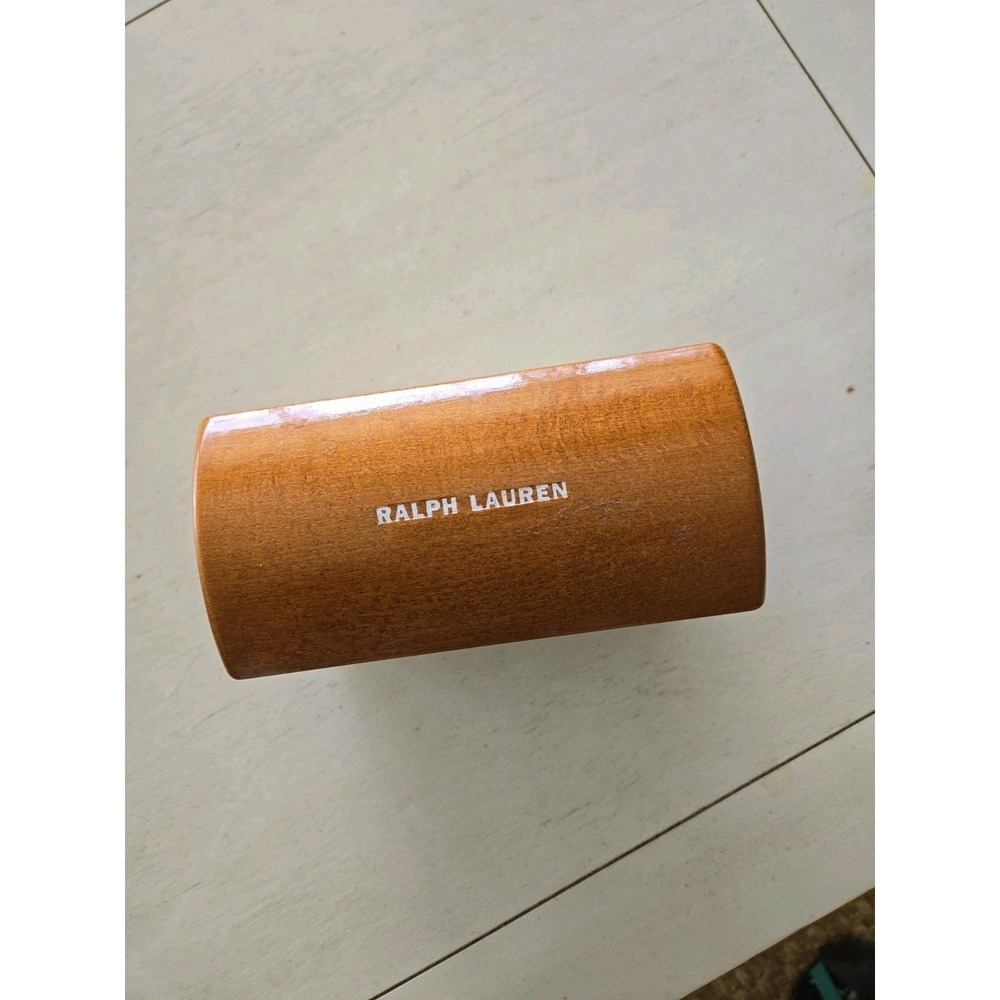 Vintage Ralph Lauren Wood Handle Brush Large Size RL Stipple